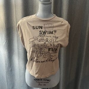 Modish Rebel Sun Swim Crop Top